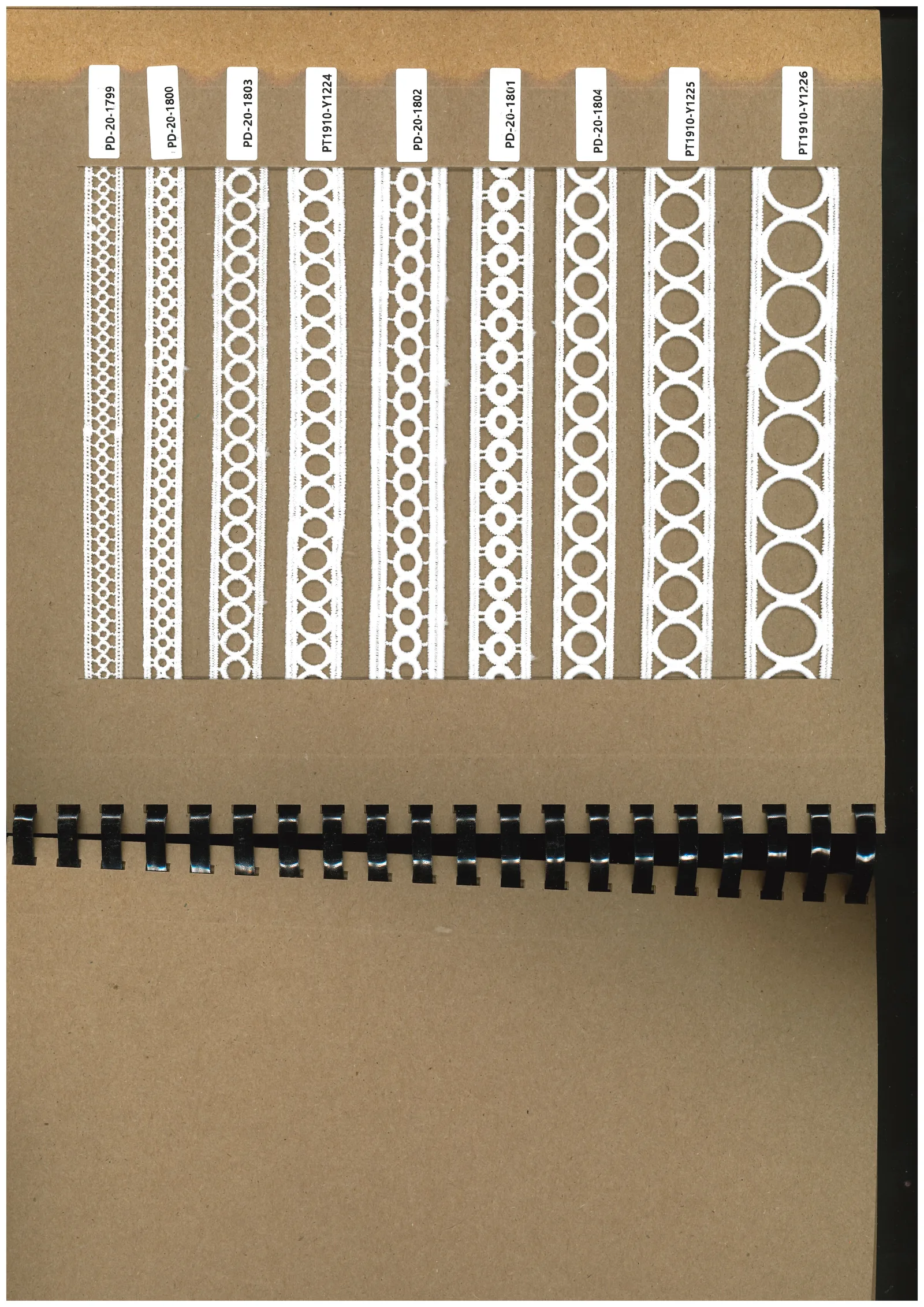 Lace trim sample