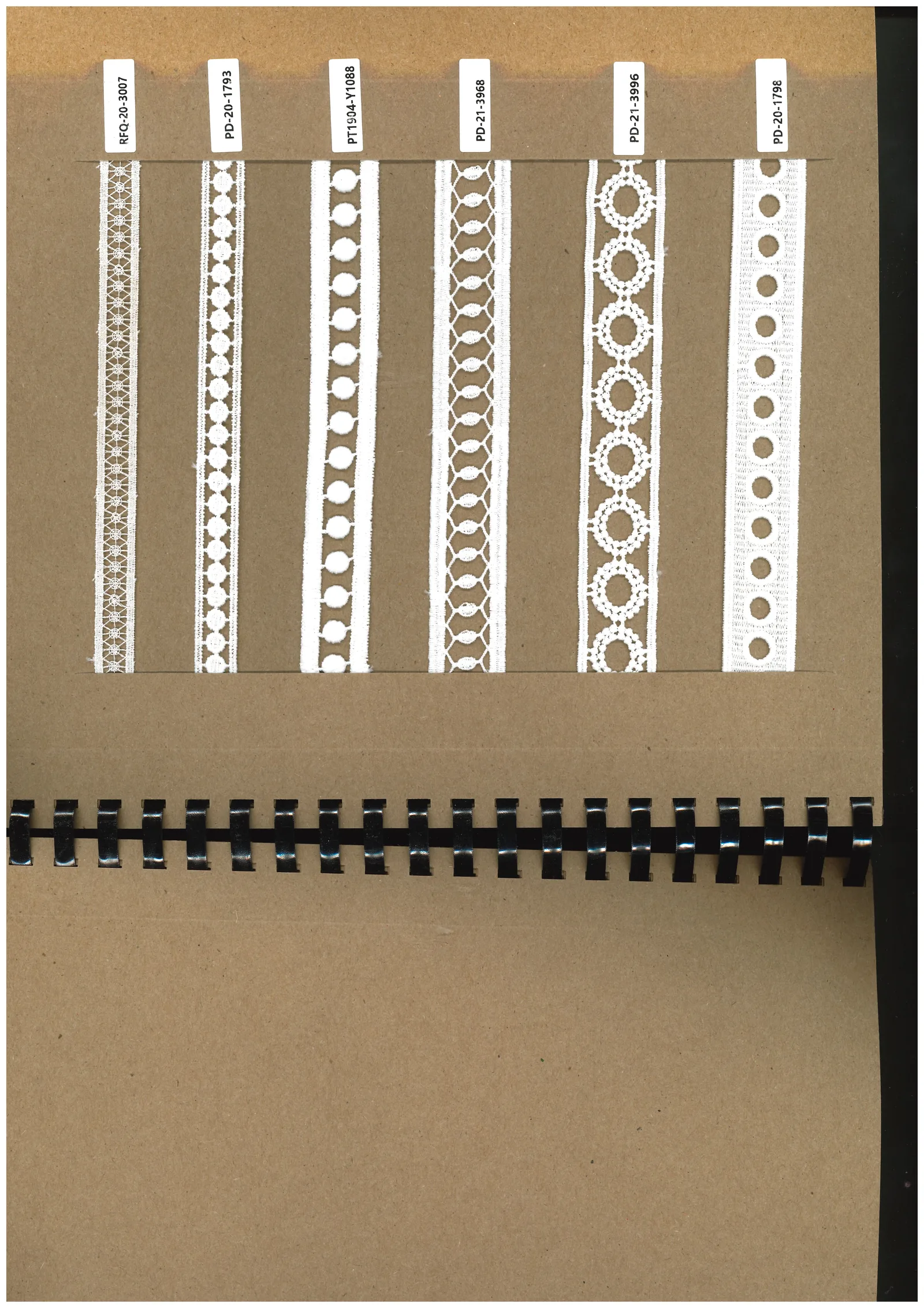 Lace trim sample